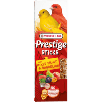 Gardums kanārijputniem – Prestige Sticks Canaries with Mixed Fruit and Dandelion, 2 gab. (60 g)