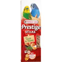 Лакомство для попугаев – Prestige Sticks Small Parakeets with Eggs and Thyme – 2 шт ( 60 г )