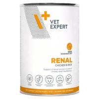 Veterinārie konservi suņiem – Vet Expert 4T VD RENAL vista un rīsi 400 g