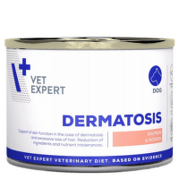 Ветеринарные консервы для собак – Vet Expert VD Dermatosis с лососем 200 гр