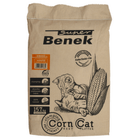 Кукурузный наполнитель для кошачьего туалета – Super Benek Corn Cat Classic, 25 л