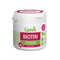 Vitamīni suņiem – Canvit Biotin tablets N 100, 100 g