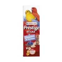 Versele-Laga, Prestige sticks Canaries with Superseeds and Flowers, 2 шт., 60 г