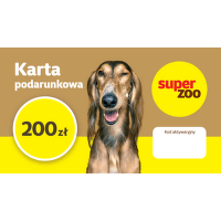 Karta podarunkowa Super zoo 200 zł
