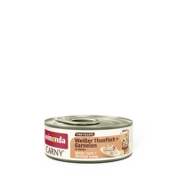 Konservi kaķiem – Carny White tuna and shrimps in jelly 60 g