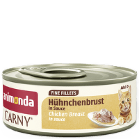 Konservi kaķiem – Carny Chicken breast in sauce 60 g