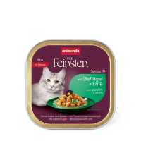 Konservi kaķiem – VomFeinsten Senior in sauce with poultry + duck, 85 g