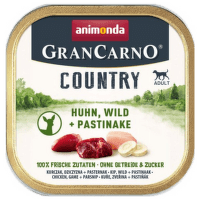 Konservi suņiem – GranCarno Country Chicken, Game + Parsnip, 150 g