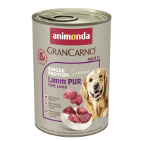 Konservi suņiem – GranCarno Adult Single Protein Supreme Pure Lamb, 400 g
