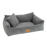 Sofa pro psy Dog Fantasy Haven šedá 100 × 75 cm