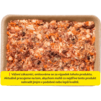 Hovězí komplet BARF s přílohou a kostí 500g