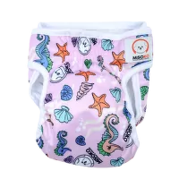 Atkārtoti lietojamas autiņbiksītes suņiem (kucēm) – MISOKO Reusable Diapers for Female Dogs, XXL, pink