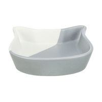 Bļoda kaķiem – TRIXIE Ceramic Bowl, 0,2 l, grey/white