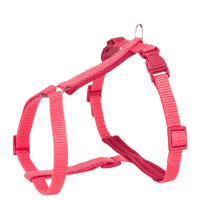 Krūšu siksna ar pavadu kaķiem – Trixie, Premium cat harness with leash, 33–57 cm/13 mm, 1,20 m, coral