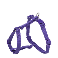 Шлейка с поводком для кошек – Trixie, Premium cat harness with leash, 33–57 см /13 мм, 1,20 м, violet