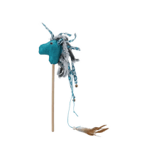 Игрушка для кошек – Trixie Horse playing Rod fabric/plush, 37 см