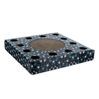 Nagu asināmais kaķiem – Trixie Scratching cardboard with toy, 33 x 33 cm