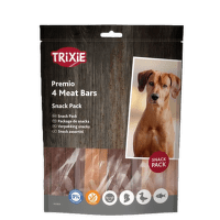 Лакомство для собак – PREMIO 4 Meat Bars with chicken/duck/lamb/salmon, 4 × 100 г