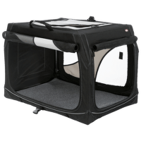 Transportēšanas bokss dzīvniekiem – Trixie, Vario Mobile Kennel, L, 99 x 65 x 71 cm, black/grey