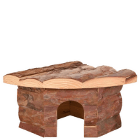 Koka māja grauzējiem – Trixie Corner House, 21 x 10 x 15/15 cm