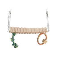 Мостик для грызунов – Trixie Suspension bridge with rope and toy, 30 x 17 x 9 см
