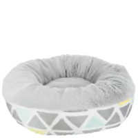 Лежанка для грызунов – Trixie, Bunny cuddly bed, round, plush, 35 x 13 см, multi coloured and grey