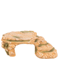 Декор для террариума – TRIXIE Rock plateau with cave, polyester resin, 25 x 8 x 18 см