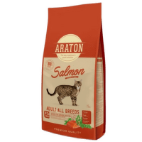 Корм для кошек – Araton Cat Adult Salmon, 15 кг