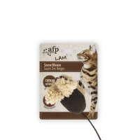 Rotaļlieta kaķiem – AFP Lambswool Snow Mouse