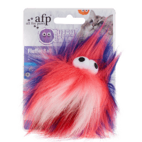 Игрушка для кошек – AFP Furry Ball Fluffy Ball, pink
