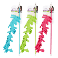 Rotaļlieta kaķiem – Pawise Cat Wand, Soft Fish, 40 cm