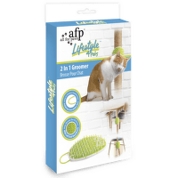 Masāžas ķemme kaķiem – AFP, Lifestyle 4 Pet, 2 In 1 Groomer, 20 x 11 x 2 cm