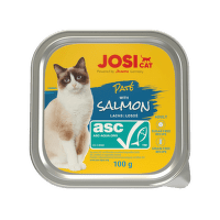 Консервы для кошек – JosiCat Pate with Salmon, 100 г