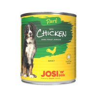 Консервы для собак – JosiDog Pate Chicken, 800 г