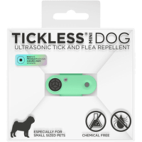 Tickless mini dog - Dobíjateľný ultrazvukový odpudzovač kliešťov a bĺch zelený