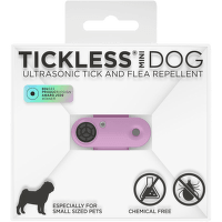 Tickless mini dog - Dobíjateľný ultrazvukový odpudzovač kliešťov a bĺch fialový