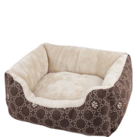 Guļvieta suņiem – Pawise Square Dog Bed, Coffee, M 55 x 45 cm