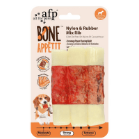 Rotaļlieta suņiem – AFP Nylon and Rubber Mix Rib, Bacon Flavor Infused