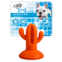 Игрушка для собак – AFP Dental Chews, Cactus Medium Rubber, Orange