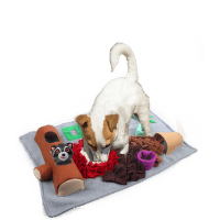 Нюхательный коврик для собак – AFP Dig It Rectangle Fluffy Mat With Cute Toy