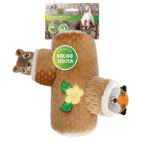 Rotaļlieta suņiem – AFP Dig It Tree Trunk Burrow With 2 Cute Toys, S