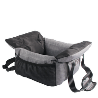 Automašīnas sēdeklis – AFP Travel Pet Car Seat Bed And Carrier, 37 x 37 x 35 cm, grey/black