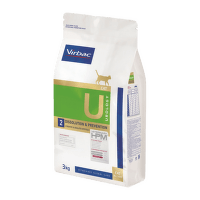Veterinārā barība kaķiem – Virbac HPM Cat Urology U2 dissolution and prevention, 3 kg