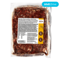 Замороженное питание для собак – Rafus Menu, Complete chicken and beef raw food for dog, 500 г
