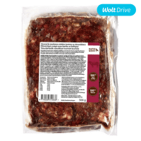 Замороженное питание для собак – Rafus Menu, Complete beef and tripe raw food for dog, 500 г