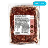 Замороженное питание для собак – Rafus Menu, Complete turkey raw food for dog, 500 г