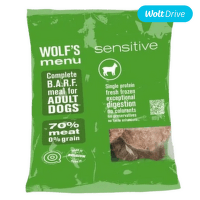 Saldēta barība suņiem – Wolf's Menu Sensitive, Lamb, 800 g