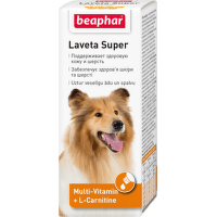 Kvapky vyživujúce srsť Beaphar Laveta Super pre psy 50 ml