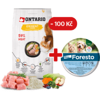 Ontario Cat Exigent 6,5kg + obojek Foresto pro kočky se slevou 100 Kč