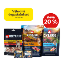 Výhodný degustační set Ontario Puppy pro štěňata se slevou 20 %